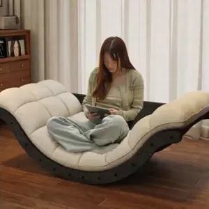 [아도라하우스]반달형 다리 리클라이너 1인소파