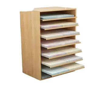 도화지 보관 트레이 지류함 스케치북 화이트 정리함 종이