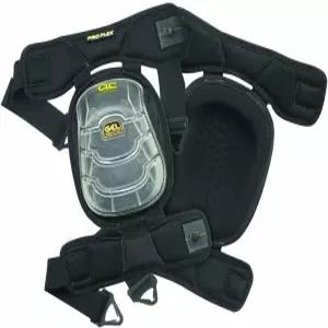 CLC 커스텀 가죽 공예 378 젤텍 캡 관절 무릎 패드 블랙 스타빌리 다면