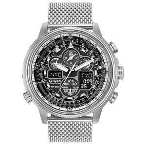 시티즌 남성 프로마스터 나비호크 A-T 에코 드라이브 파일럿 시계, 원자 시간 기록, 크로노그래프