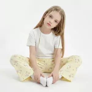 [레노마 이너웨어]포차코 아동용 우븐 9부 파자마 하의YE