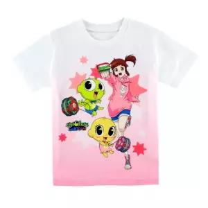 [레노마 이너웨어]신비아파트 여아 스타 이지웨어 티셔츠 WH