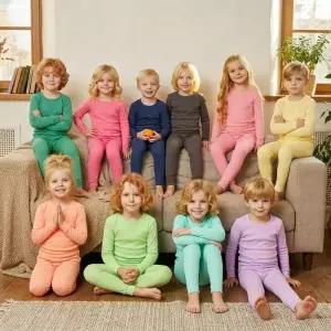 [레노마 이너웨어]유아동용 키즈 보들보들 후라이스 내복 상하의 세트 10종 균일가