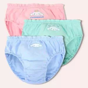 [레노마 이너웨어]시나모롤 여아동 삼각팬티 3매세트