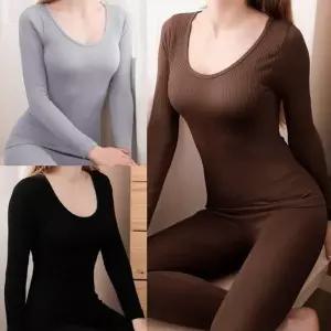 [하프클럽/]여자 겨울내복 세트 발열내의 보온 상하 발열 내복