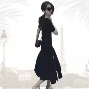 [하프클럽/]시원한 여름 반팔 원피스 루즈핏 플레어 이너 편한