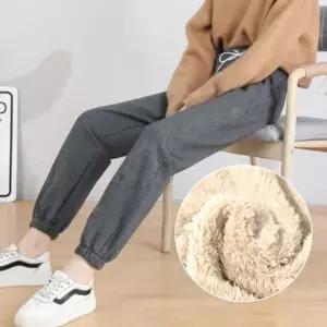 [하프클럽/]방한 조거팬츠 여성 기모데일리 팬츠 운동복바지