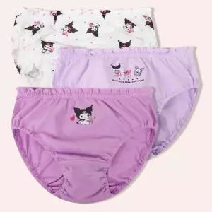 [레노마 이너웨어]쿠로미 여아동 삼각팬티 3매세트