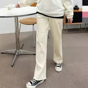 [하프클럽/]기모와이드골덴팬츠 여성 겨울포근한바지