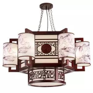 복고풍 조명 중국집 샹들리에 천장등 중식당 호텔 라탄 카페 직부 펜던트