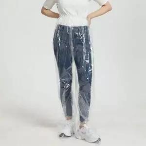 (색상 색상/바지투명)일회용 비닐 낚시 캠핑 방수 우비바지 팬츠 투명_25042029