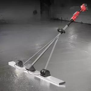 콘크리트 진동밀대 미장기 레벨링 평탄화 도구 바닥 흙손 시멘트 장대