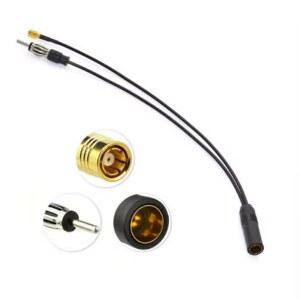 DAB 라디오 액세서리 스플리터 안테나 DIN FM 어댑터 AM 차량용 액티브 차량 유선 SMB