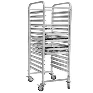 빵집 베이킹랙 트롤리 업소용 정리대 제품 랙 제빵 거치대 베이킹 수납 카트 이동식 선반