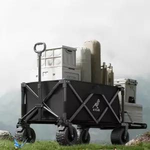 캠핑 웨건 전동 쇼핑카트 캐리어 손수레 장바구니 폴딩 다용도 낚시용 구르마