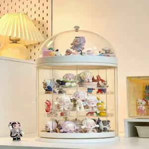 아크릴 진열대 케이스 회전 달린 있는 목걸이 주얼리 휴대폰 보관 거치대 스탠드 액세서리