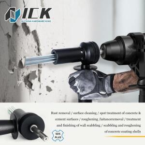 녹제거 콘크리트 드릴링 타일 설치를 위한 SDS Plus 전기 해머 니들 스케일러 어댑터