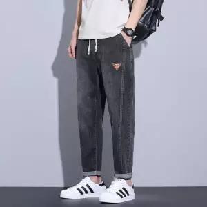 픽호샵 바지 남사친 캐주얼 봄여름 청바지 일자핏 배기핏 스판 키작남 배기 꾹2