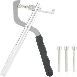 시계 스트랩 제거기 밴드 링크 핀 제거 수리 펀처 도구 키트 팔찌 휴대용 제조기 펜치 금속