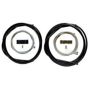 재그와이어 로드샵 키트 - 완전한 브레이크 & 시프터 케이블 및 하우징 블랙 SRAM / 시마노