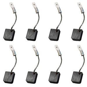 JXQVWYKZF 8Pcs 카본 모터 브러시 세트 재료 흑연 소모성 브러시, WEP 15-150 앵글 그라인더 호환, 메타보 전동 공구 부품, 교체 316055220