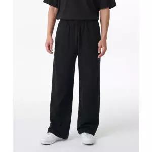 MUSINSA STANDARD 와이드 베리어블 라운지 스웨트 팬츠 [블랙] 384362