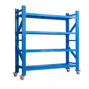 조립식 선반 이동식 철제 팬트리 창고 바퀴 진열 랙 수납 스틸
