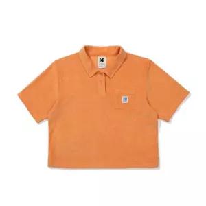 KODAK 코닥 테리 폴로 티셔츠 우먼 ORANGE