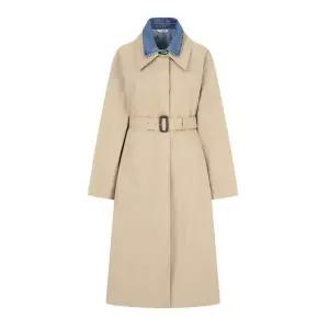 JJ지고트 데님 칼라 백 슬릿 트렌치 코트 GP3A0TCJ11 DG 1214715