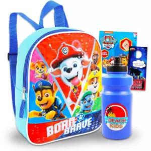 Paw Patrol 미니 백팩 세트 - 27.9cm(11인치) 체이스, 마샬 및 러블 백, 물병 기타 아동용 학교 용품 4피스