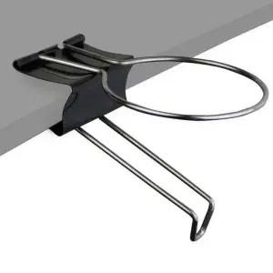 클램프 클립이 달린 컵 거치대 유출 방지 테이블 물병 직장 연필 데스크탑 액세서리