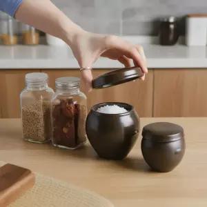 옹기 미니 항아리 양념통 소금 간장 저장용기 숨쉬는 다용도 식기