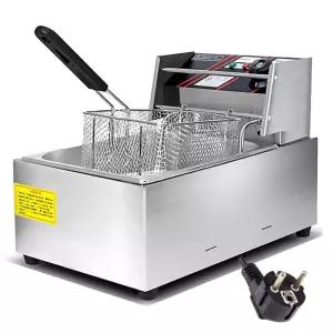 튀김기 전기 튀김기계 단일 소형 바스켓 10L 튀김 돈까스