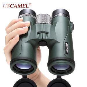 USCAMEL 10x42 HD BAK4 쌍안경 군용 고출력 망원경   야외 스포츠 조류 관찰 녹색 bla