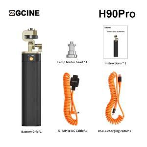 ZGCINE H90Pro 전원 공급 장치 핸들 배터리 그립 사진 조명용 6400mAh 14.8V 95Wh