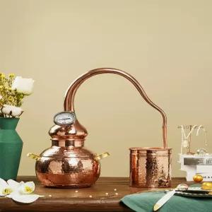 가정용 증류기 소형 동제 와인 양조기 에센셜오일 과일주 스테인리스 증류수 제조기 구리