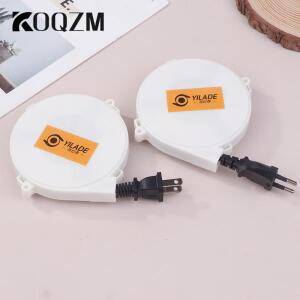 자동 개폐식 전원 릴 케이블 220v 캠핑 와이어 슬리브 미국 EU 플러그 1.6m