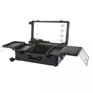 메이크업박스 대용량 상자 거울 캐리어 조명 네일박스 보관함 화장품 화장대 가방