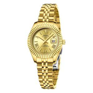 [미국배송] NIBOSI 여성용 아날로그 쿼츠 방수 손목시계 데이트 다이너티 패션 럭셔리 스테인리스 스틸 시계 작은 손목 우아한 드레스