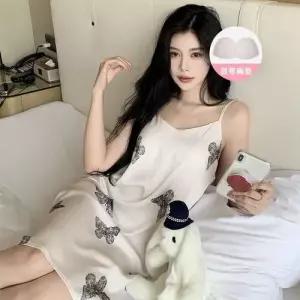 치마 여름 동계 MN 패드 커플 중기장 잠옷 잠옷세트 파자마 나시 OOTD2