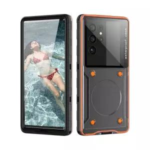 아이폰 16/15/14/13/12/프로/프로 맥스/미니용 방수 폰 케이스 [수중 터치스크린] 랜야드 포함, IPX8 프로