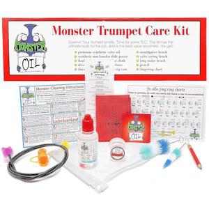 몬스터 트럼펫 클리닝 키트 | 미국 기반 및 베테랑 소유! 트럼펫과 코넷을 관리하고 청소할 수 있는 밸브 오일, 슬라이드 그리스 등 다양한 제품!