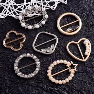 진주 옷핀 브로치 옷고정용 스카프용 미니브로치 여성스카프링 스카프링 스카프고리