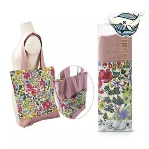 꽃무늬 디자인 패턴 에코백 다용도 백팩 시장가방 캠버스백 양면백