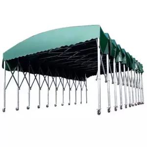 야외 천막 이동식 대형 포장마차 행사 자바라 접이식 그늘막