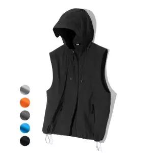 TRILLION 디비전 져지 후드 집업 베스트 (블랙) 910978