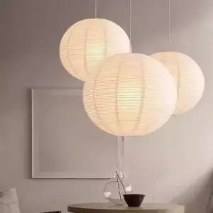 원형 한지등 카페 팬던트조명 페이퍼 갓등 장식 침실 감성