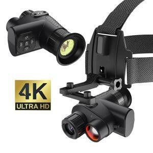 NV4500 4K UHD  야간  고글 헤드 마운트형  디지털  망원경 카메라  캠핑용