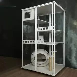 고양이 격리장 투명 놀이터 실내 캣케이지 펜스 반려묘 하우스