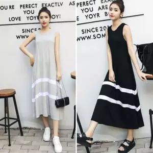 [하프클럽/]여름 여성 민소매 나시 원피스 여름 시원한 편한